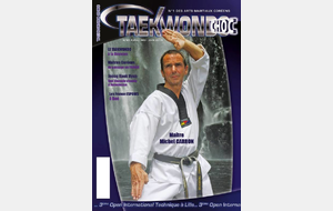 Michel Carron en couverture de Taekwondo Choc