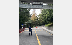 L'arrivée au Kukkiwon