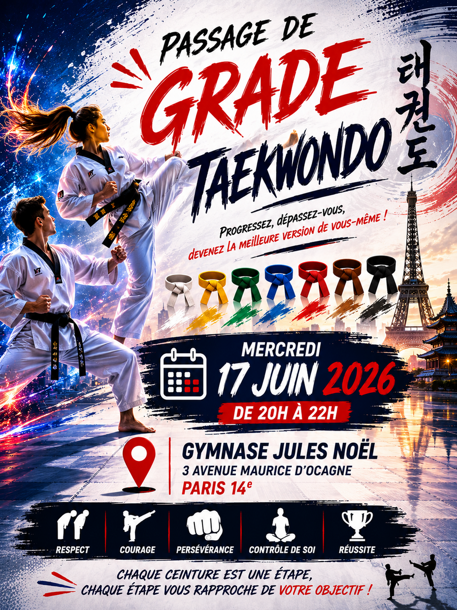PASSAGE DE GRADE CLUB