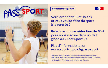 Le PASS SPORT