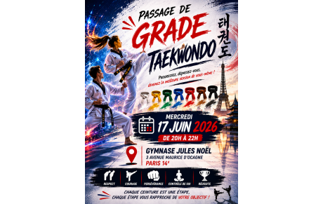 PASSAGE DE GRADE CLUB