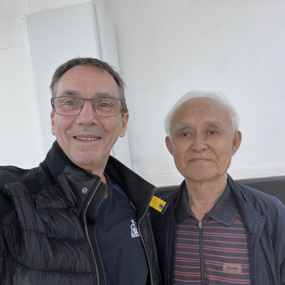 CHAMPIONNATS DU MONDE POOMSAE - Les retrouvailles après 21 ans avec le Grand Maître Kwon-Young WOON